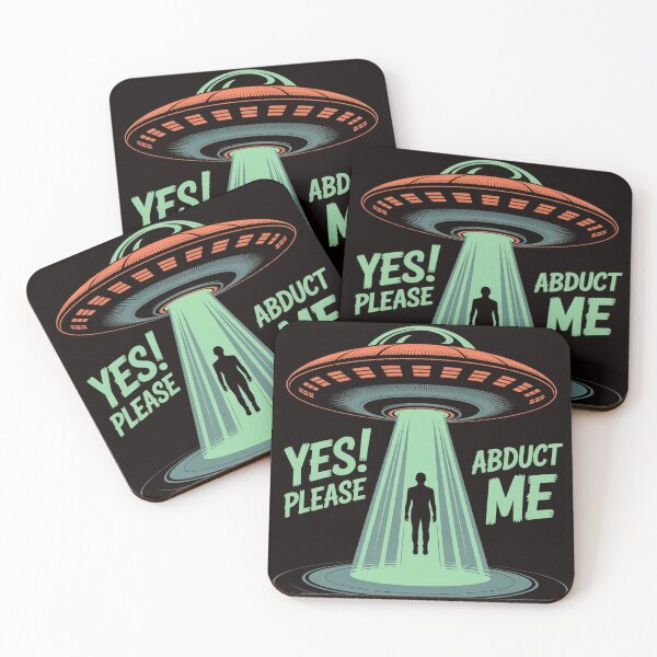 Item preview, Alien Abduction UFO Yes! Please Abduct Me designed and sold by cherylbartlett.