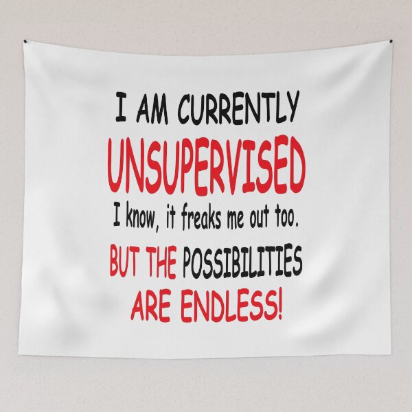 Item preview, I Am Currently Unsupervised I Know, It Freaks Me Out Too But The Possibilties Are Endless designed and sold by karmastore.