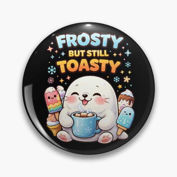 Item preview, Frosty But Still Toasty Cute Seal designed and sold by Papier Atelier Art.