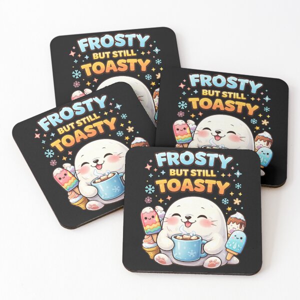 Item preview, Frosty But Still Toasty Cute Seal designed and sold by Papier Atelier Art.