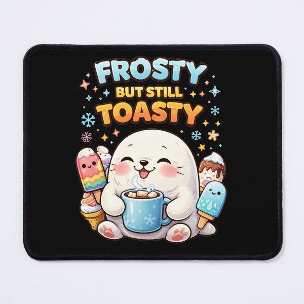 Item preview, Frosty But Still Toasty Cute Seal designed and sold by Papier Atelier Art.