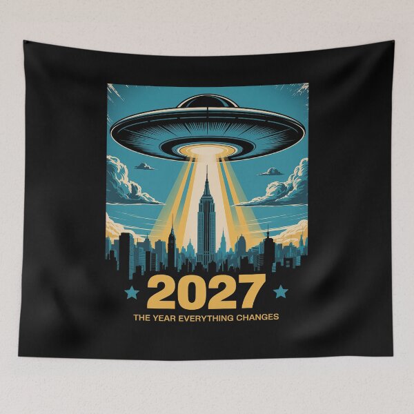 Item preview, 2027 The Year Everything Changes First Contact UFO Alien designed and sold by joedavila.