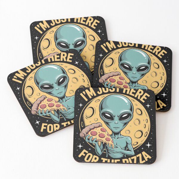 Item preview, Alien Boys Men Women UFO Extraterrestrial Pizza designed and sold by joedavila.