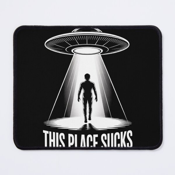 Item preview, Alien Bigfoot UFO - This Place Sucks designed and sold by joedavila.