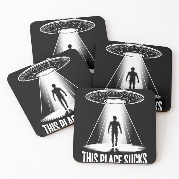 Item preview, Alien Bigfoot UFO - This Place Sucks designed and sold by joedavila.