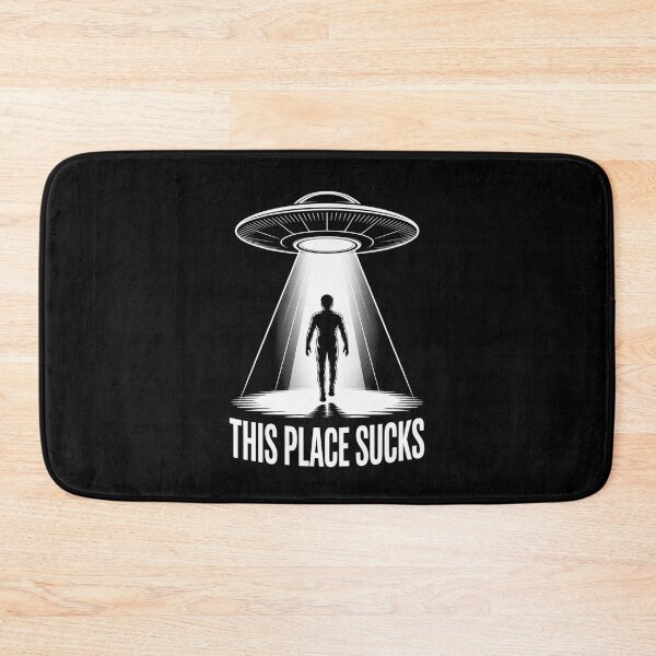 Item preview, Alien Bigfoot UFO - This Place Sucks designed and sold by joedavila.