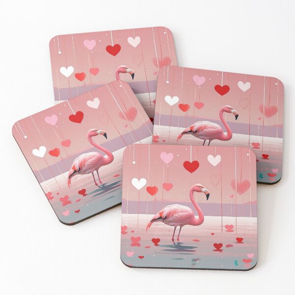 Item preview, Aesthetic Valentine Flamingo designed and sold by NeatThingLover.