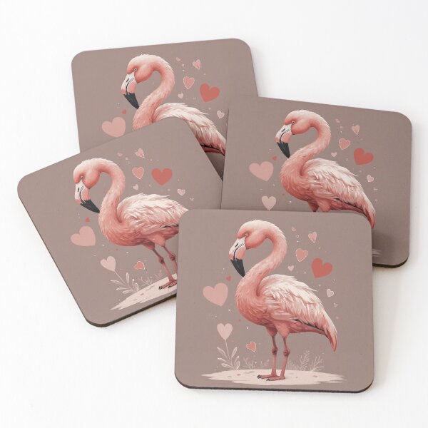 Item preview, Valentine Day Flamingo Love designed and sold by NeatThingLover.