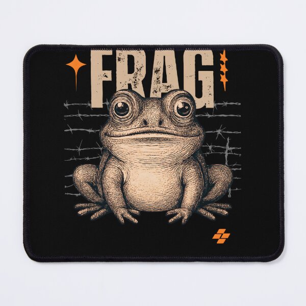 Item preview, FRAG Vintage Frog Illustration designed and sold by azouz72.