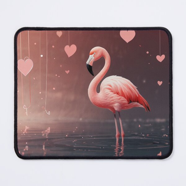 Item preview, Simple Valentine Flamingo Artwork designed and sold by NeatThingLover.