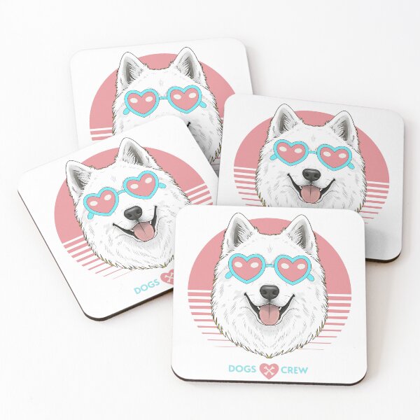 Item preview, Samoyed Valentine Dog Crew Aesthetic Portrait designed and sold by EvrmoodCo.