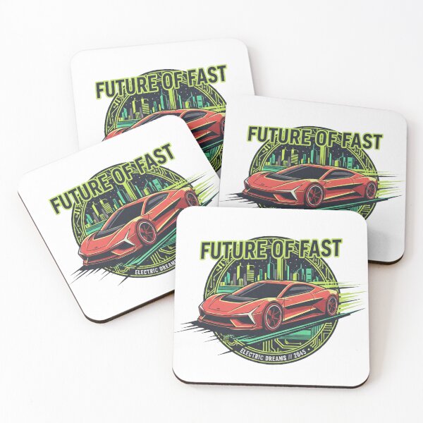 Item preview, Future of Fast – Futuristic Electric Supercar Cyberpunk Style designed and sold by 081ZONE.