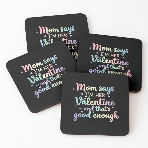 Item preview, Mom Is My Valentine,Funny Family Valentine Quote designed and sold by Meryem Mamouni.