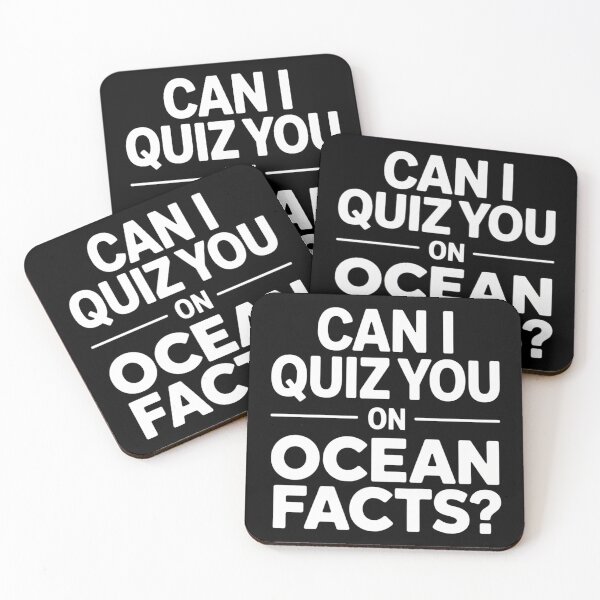 Item preview, Can I Quiz You on Ocean Facts Funny Sea Humor Marine Science designed and sold by tiekanamac.