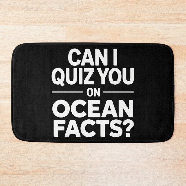 Item preview, Can I Quiz You on Ocean Facts Funny Sea Humor Marine Science designed and sold by tiekanamac.