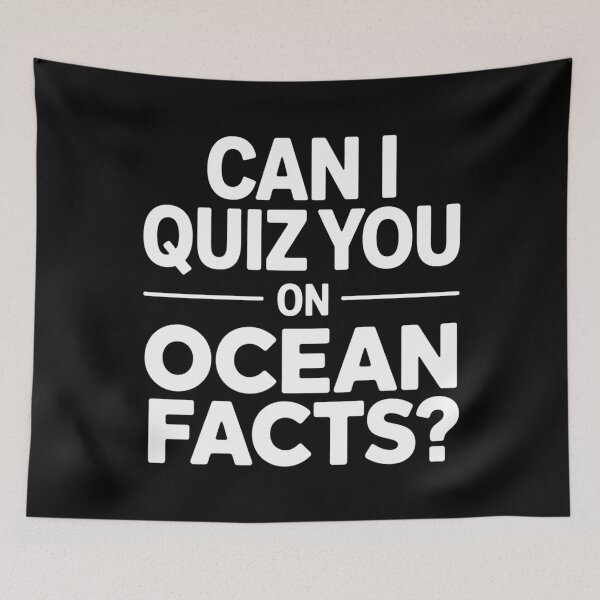 Item preview, Can I Quiz You on Ocean Facts Funny Sea Humor Marine Science designed and sold by tiekanamac.