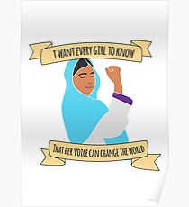 Malala - jedes Mädchen Poster