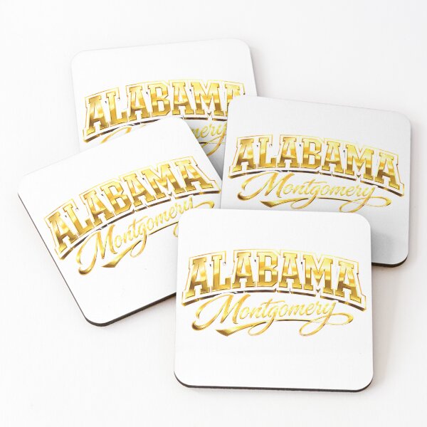 Item preview, Gold Alabama Montgomery designed and sold by GamerGearTees.