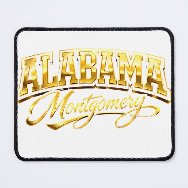 Item preview, Gold Alabama Montgomery designed and sold by GamerGearTees.