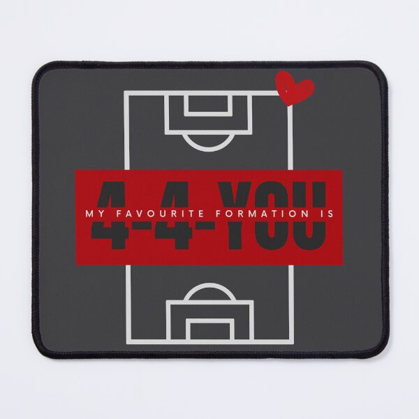 Item preview, My Favourite Formation is 4-4-You Football Valentine's Design designed and sold by Robbo's Tees Designs.