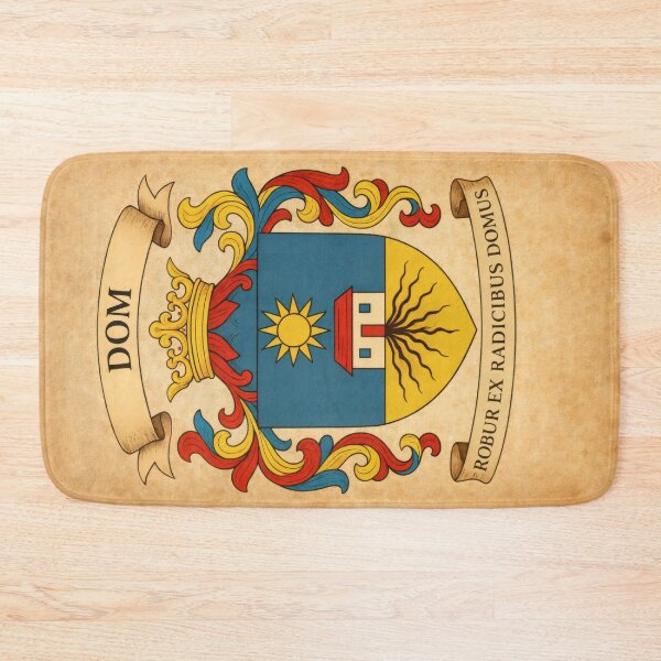 Item preview, Badmat met familiewapen Dom designed and sold by Familie Dom.