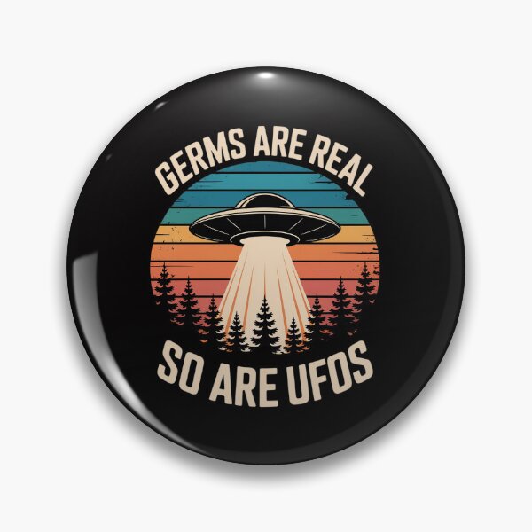 Item preview, Germs Are Real And So Are UFOs - UFO Halloween Alien designed and sold by jewellmeyers.