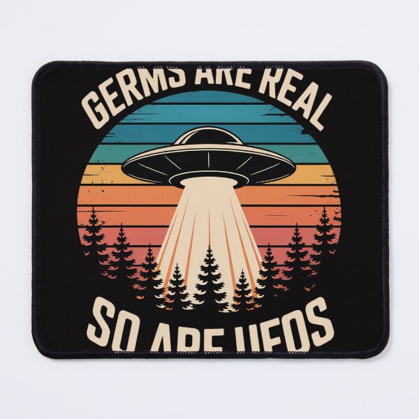 Item preview, Germs Are Real And So Are UFOs - UFO Halloween Alien designed and sold by jewellmeyers.