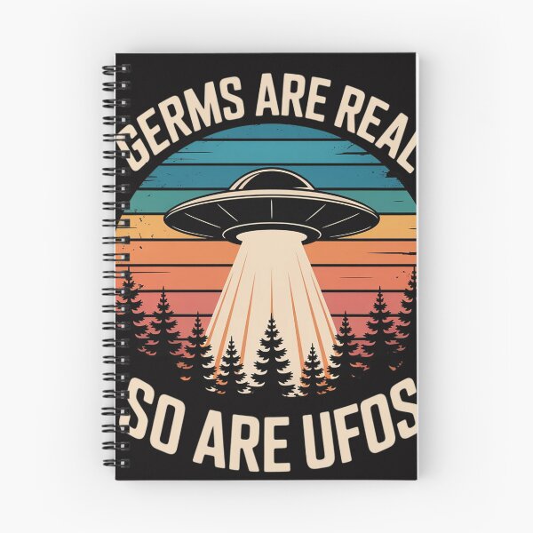 Item preview, Germs Are Real And So Are UFOs - UFO Halloween Alien designed and sold by jewellmeyers.