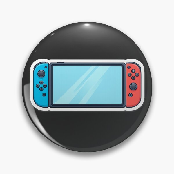 Item preview, Neon Red and Blue Hybrid Console Sticker designed and sold by Stray Syndicate.