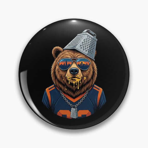 Item preview, Cool Bear with Cheese Grater Hat - Retro Urban Sunset Sunglasses designed and sold by G350.