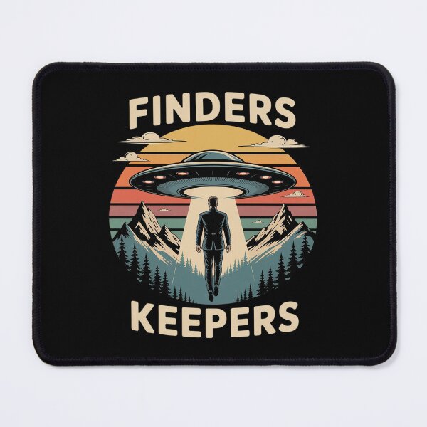 Item preview, Finders Keepers - UFO Bigfoot Alien Abduction designed and sold by traceydowns.
