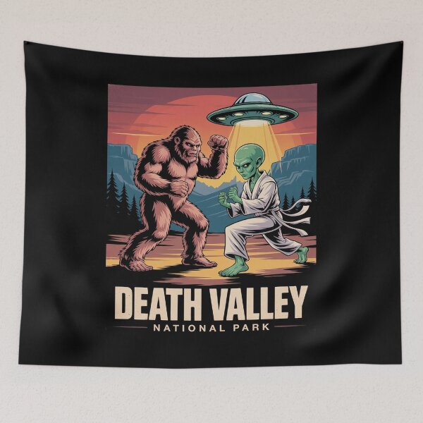 Item preview, DEATH VALLEY NATIONAL PARK BIGFOOT ALIEN VINTAGE UFO designed and sold by traceydowns.