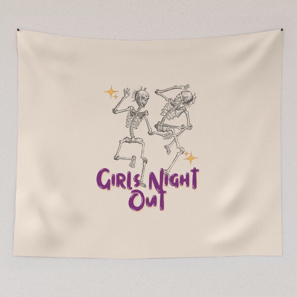 Item preview, GIRLS NIGHT OUT SKELETON designed and sold by JuicyUS.