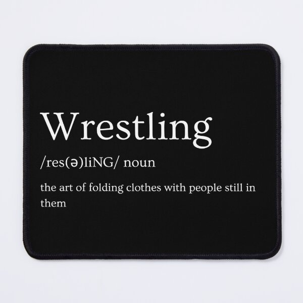 Item preview, The Definition of Wrestling (White on Black) designed and sold by james-thept.