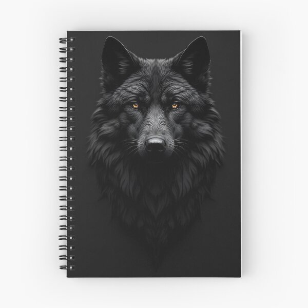 Aperçu de l'œuvre LOBO NEGRO créée et vendue par UnPOCOdeDesign.
