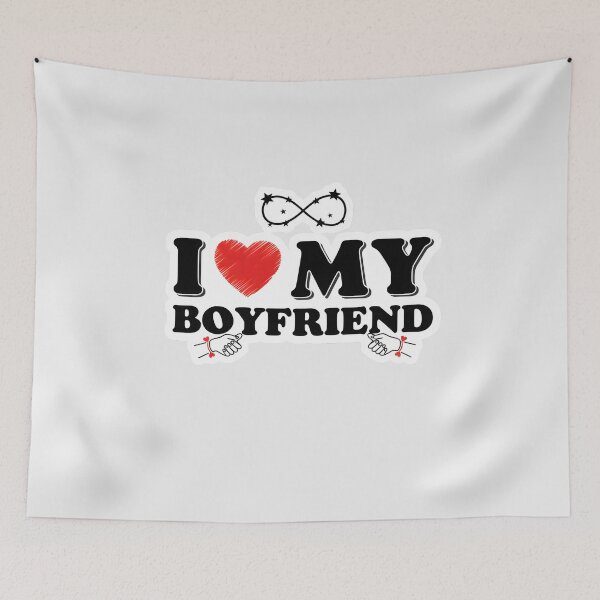 Item preview, I Love My Boyfriend Valentine Art designed and sold by azouz72.