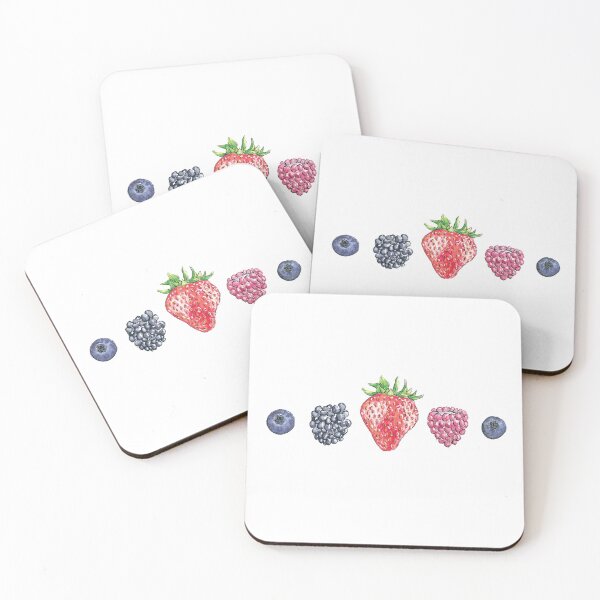 Item preview, Berries - Strawberry, blueberries, raspberry and blackberry designed and sold by B-ARTIZAN.