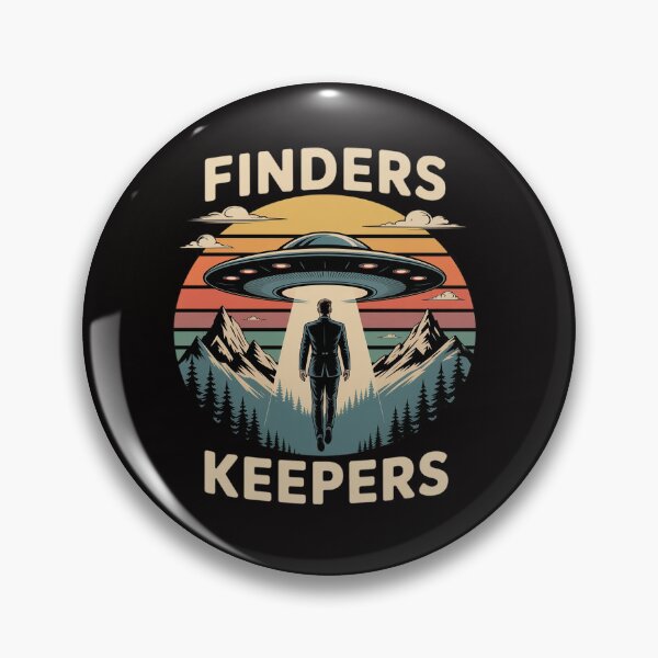 Item preview, Finders Keepers - UFO Bigfoot Alien Abduction designed and sold by HesterFoley.