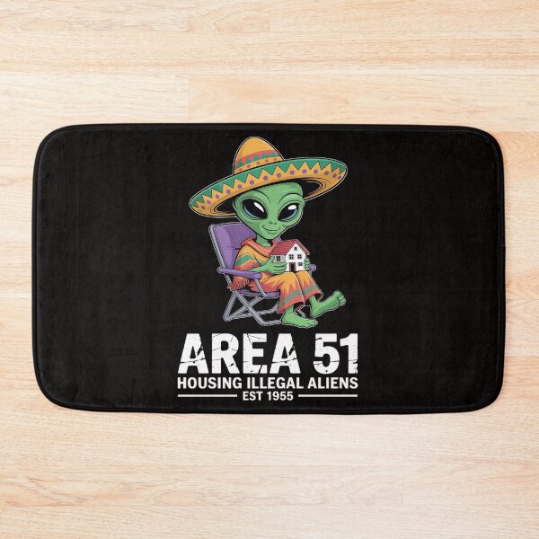 Item preview, Cinco De Mayo Area 51 UFO Drunk Illegal Alien designed and sold by HesterFoley.