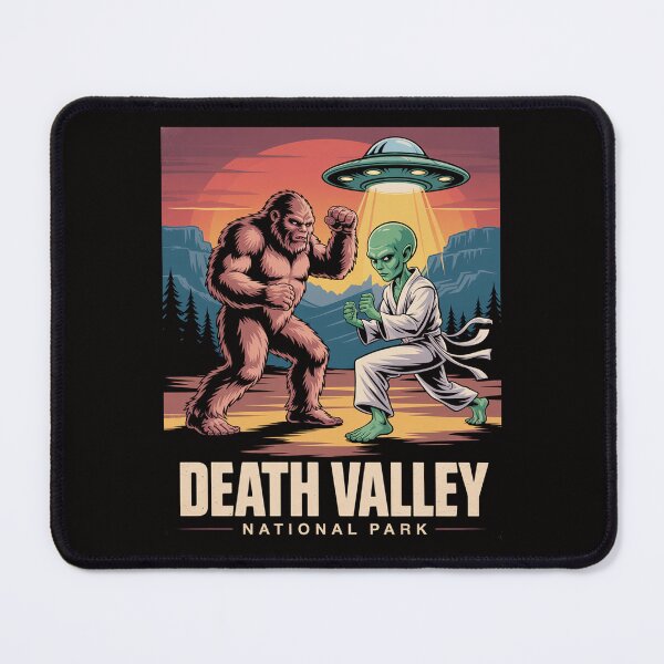 Item preview, DEATH VALLEY NATIONAL PARK BIGFOOT ALIEN UFO designed and sold by HesterFoley.