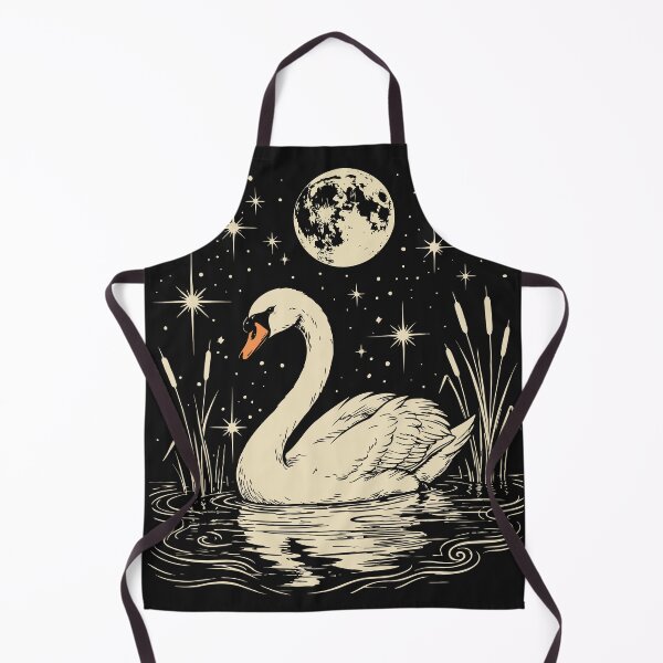 Item preview, Mute Swan Lake Starry Night Birdwatching   designed and sold by Y-Vibes.
