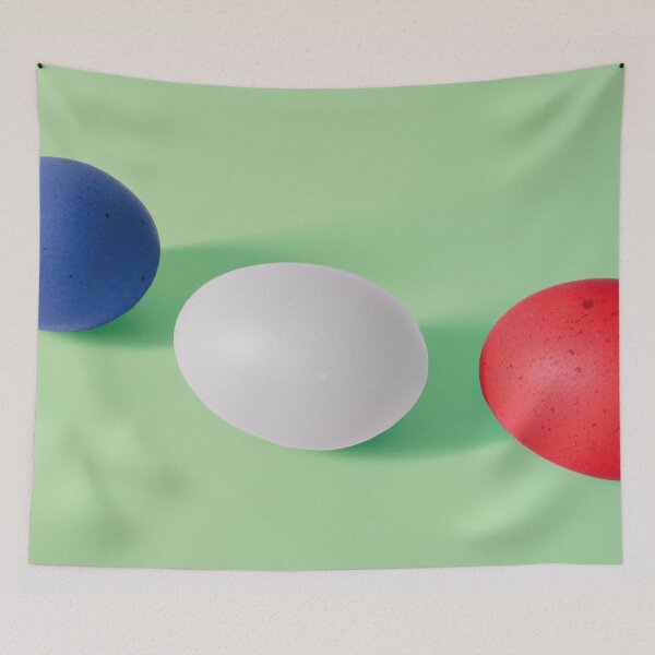 Item preview, Tricoloured chicken eggs, blue white red! designed and sold by Alan-David.