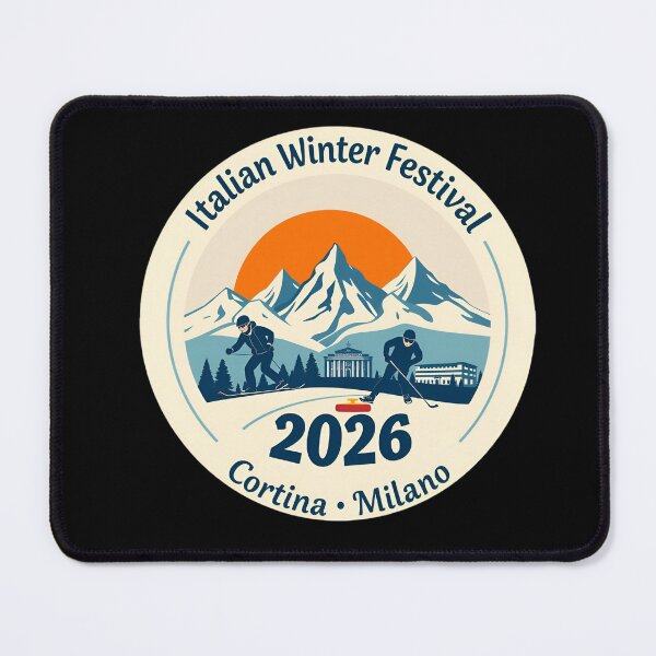 Item preview, Italian Winter Festival Cortina Milano 2026 Winter Olympics  designed and sold by Thread&Fable.