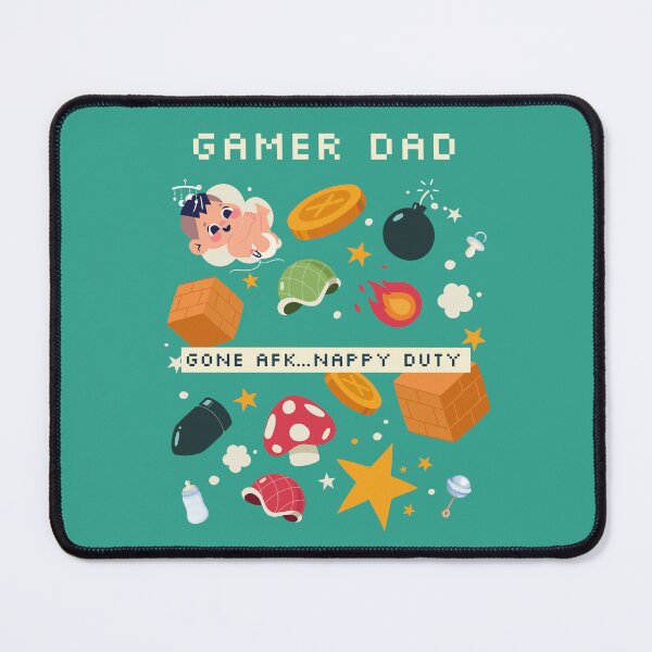 Item preview, Gone AFK... Nappy Duty Gamer Dad Design designed and sold by Robbo's Tees Designs.