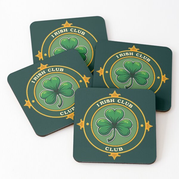 Item preview, Irish Club St Patrick’s Day Shirt – Vintage Shamrock Badge designed and sold by Topoartispp.