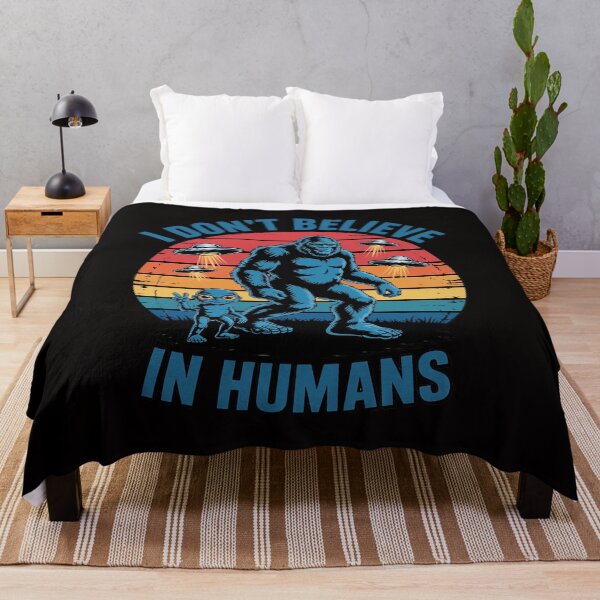 Item preview, Bigfoot Alien Men I Dont Believe Human UFO Dad designed and sold by HesterFoley.