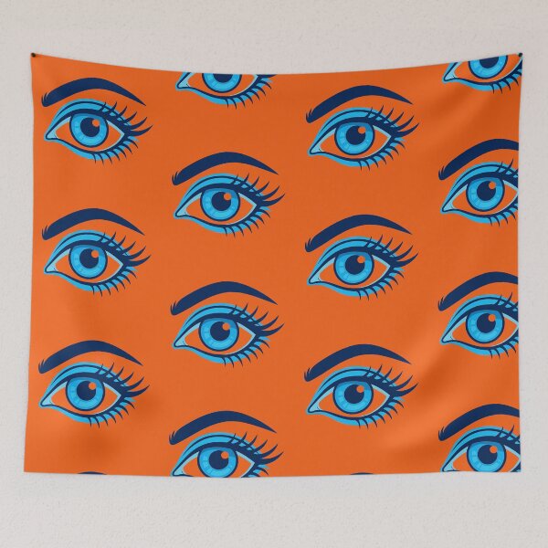 Item preview, Ocean blue Eyes, minimalist design designed and sold by Moonshroomarts.