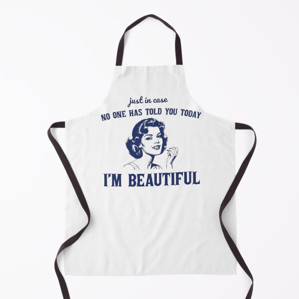 Item preview, Retro 50s Woman Affirmation – “Just In Case No One Told You Today, I’m Beautiful” Vintage Pin-Up Wall Decor & Apparel Graphic designed and sold by Compass and a Camera.