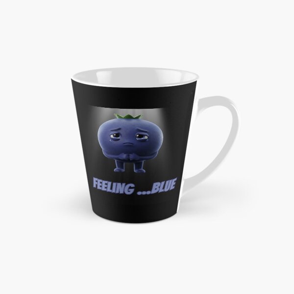 Item preview, Feeling Blue Blueberry - Cute Sad Moody Fruit designed and sold by Anyshca.