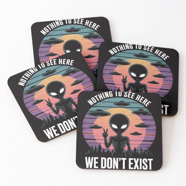 Item preview, Aliens Nothing To See Here I UFO Alien Roswell designed and sold by HesterFoley.